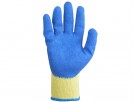 ถุงมือคอตตอนเคลือบยางธรรมชาติสีน้ำเงิน 9" รุ่น 9041 YAMADA
