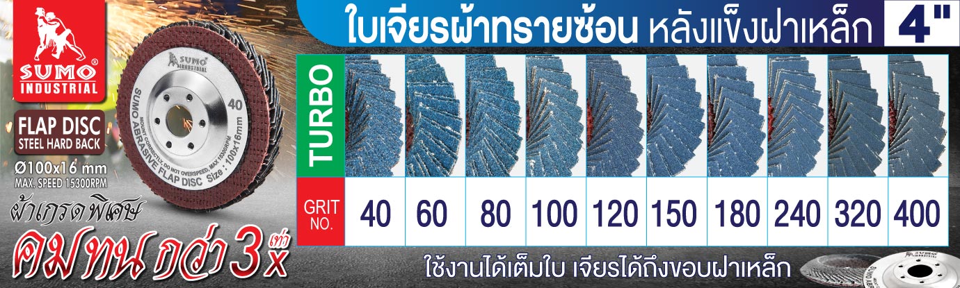 ใบเจียรผ้าทรายซ้อน หลังแข็ง ใบเจียรผ้าทรายซ้อน หลังแข็ง