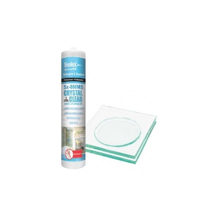 ยาแนว Sx-888MS Crystal Clear Anti Fungus