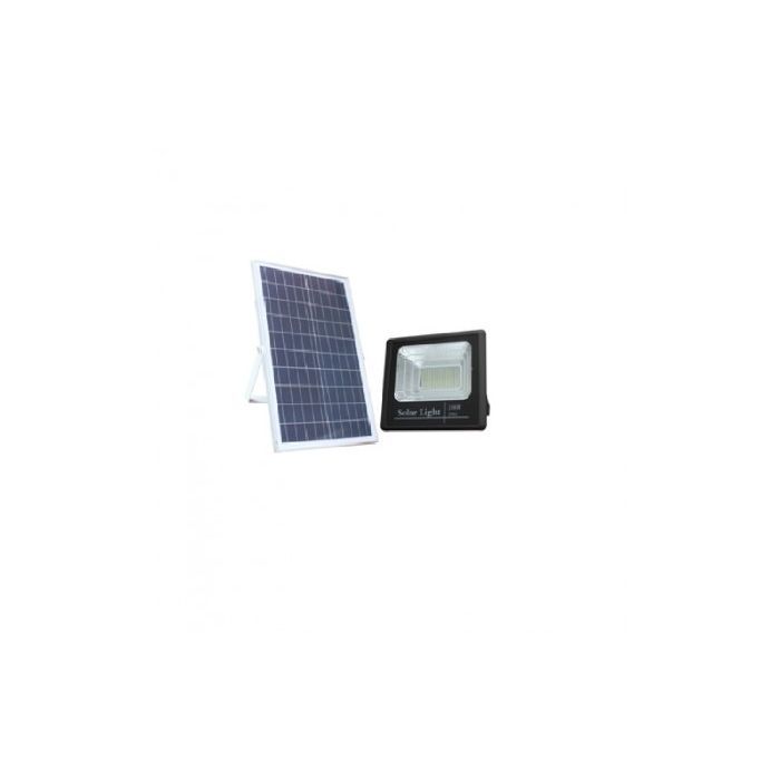 LED SOLAR FLOOD LIGHT 40W โคมไฟส่องบริเวณโซล่า แบบแยกแผงโซล่า พร้อมเซนเซอร์และรีโมทคอนโทรล