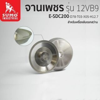 จานเพชร 12VB9-E-SDC200-D125-T20-X09-H17.8
