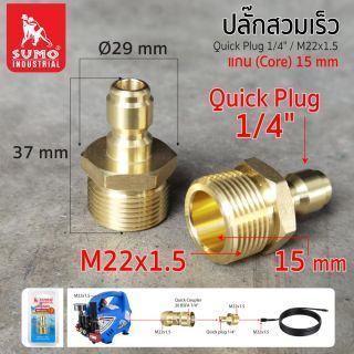 ปลั๊กสวมเร็ว 1/4