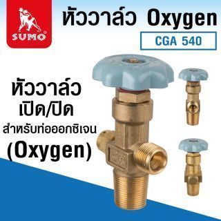หัววาล์ว Oxygen (CGA 540)