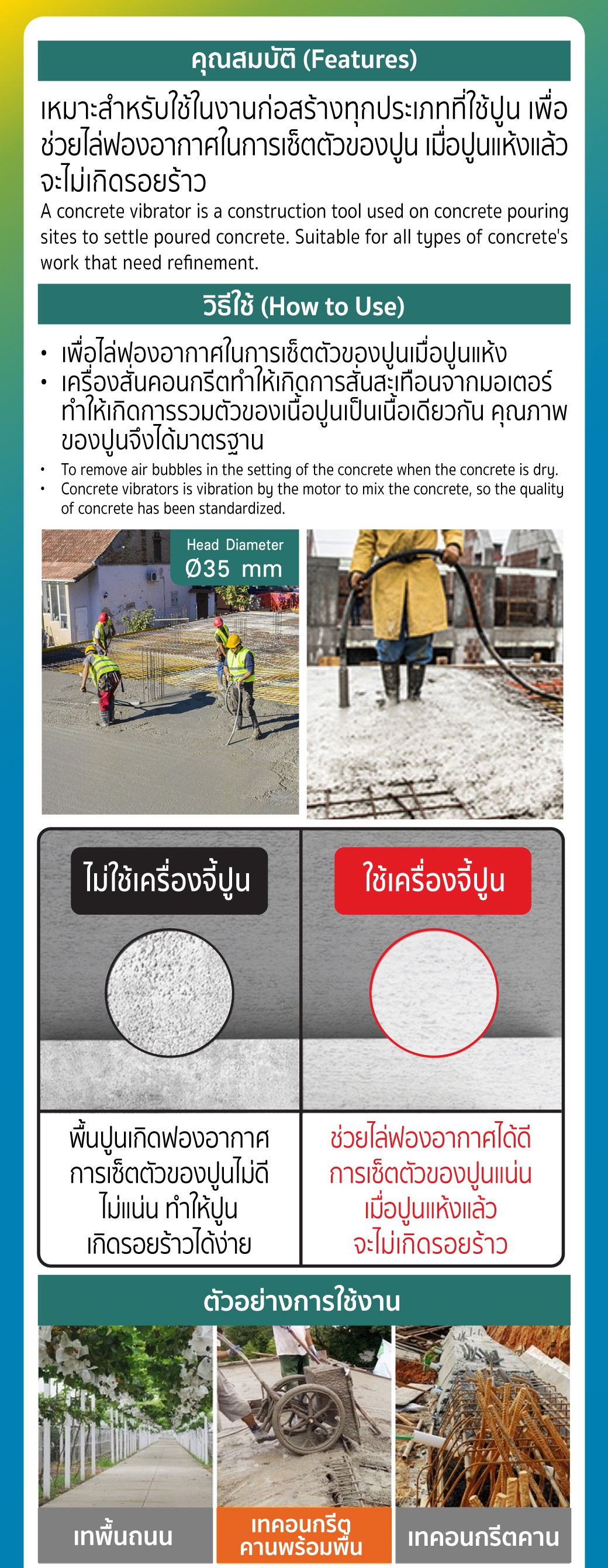 เครื่องจี้ปูนมือถือ รุ่น 9127 SUMO 