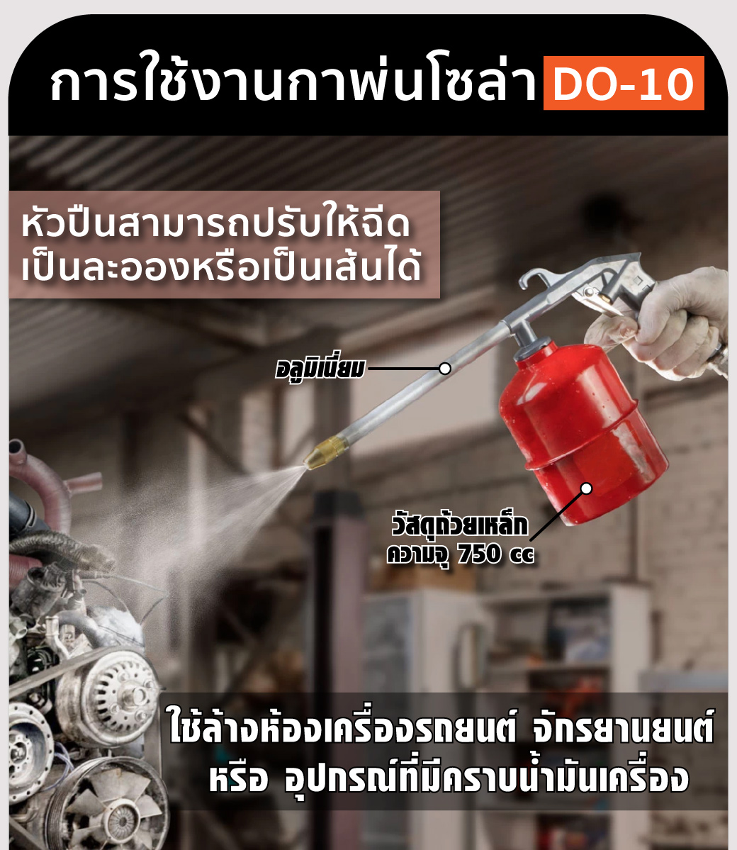 วิธี การใช้งาน กาพ่นโซล่า กระป๋องเหล็ก 750cc