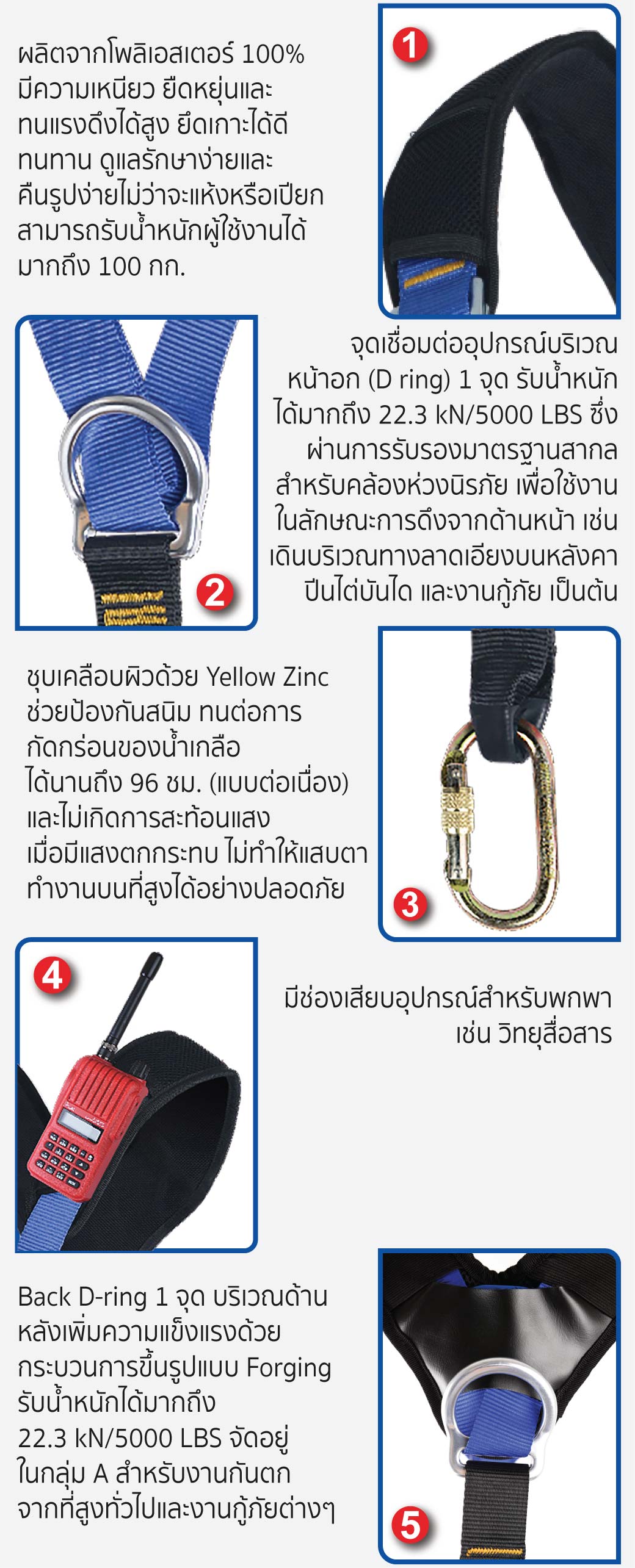 Chest Harness YAMADA รุ่น CH801