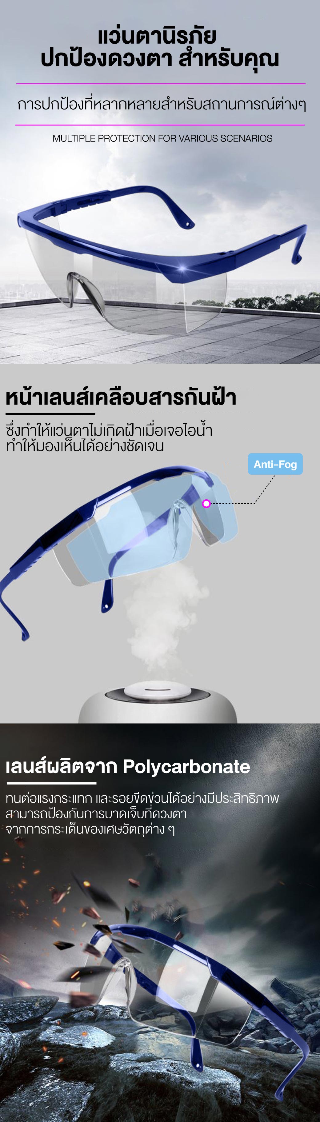 แว่นกันสะเก็ด สีใส YS-111 YAMADA